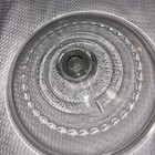 Vintage Nos Wagner Ware Clear Glass Domed Lid C-10 Fits 12    Pan Made In Usa