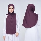Instant Jersey Ribbed Shawl Hijab For Everyday Wear Fashionable Muslim Colorful