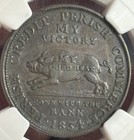 1834 Running Boar Andrew Jackson Hard Times Token Ngc Xf45 Bn Ht-9