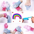 24 Pcs Exfoliating Bath Gloves Shower Gloves  12 Colors Double Sided Mix 