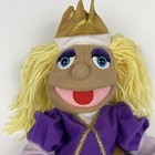 Melissa And Doug Princess Queen Hand Puppet Purple Dress Blonde 17  Catherine
