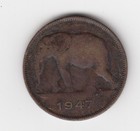 Belgian Congo  5 Francs   1947   African Elephant Km 26  Xf 