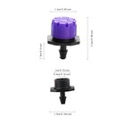 100pc Adjustable Emitter Dripper Micro Drip Irrigation Sprinkler Watering System
