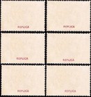 1942 Wwii Nazi Jersey Swastika Overprint Set Mnh Reproduction Stamp Sv  1