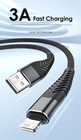 New -- 2 Pack Iphone Charger  6ft  Iphone Ipad Usb Cable Fast Charging Cords
