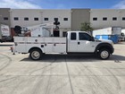 Ford F550 Turbo Diesel Only 29k Miles Service Utility Crane Mechanics Truck