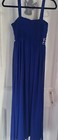 Cotton Club Sequin Sparkling Blue Evening Party Cocktail Dress  Size 8