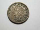 Civil War  Us Coins  1862 Cincinnati Fancy Goods Merchant Token Indian Head Cent