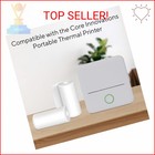 Core Innovations Mini Thermal Printer Paper     5 Rolls  3 Self-adhesive Sticker  
