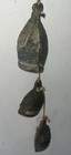 Vintage Javanese Java Copper Bells -set Of 3- Wooden Clapper -original