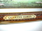 Franklin Mint Heirloom Porcelain Tray Plate Quarter Horse  5637 Ltd Edition