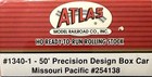 Atlas Ho Scale 50    Precision Design Box Car  Missouri Pacific  254138 