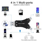 4in1 Sd Microsd Card Reader For Phone Tablet Computer