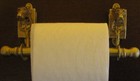 Scottish Deerhound Bronze Toilet Paper Holder Or Paper Towel Holder 