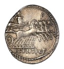 Ca  101 Bc Roman Republic L  Sentius C f  Ar Silver Ancient Denarius