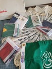 Nyl-glo Nautical Flag Lot Of 6 Uk Australia Mexico Brazil France Saudi  12x18 