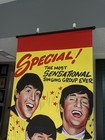 Rare The Beatles Come To Town Concert Ad Scroll Banner 20x60 Vintage Poster Sign