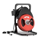 50ftx1 2  Heavy Duty Drain Cleaner Machine auto Feed Sewer Snake Auger W cutter
