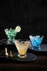 Set Of 4 Martini Glasses - 8-ounce Cinched Design Cocktail Glasses With Heavy   