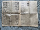 Original Ww2 Newspaper - The West Middlesex Gazette - October 30th 1943