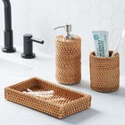 Rattan Soap Dispenser Pump
