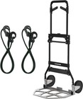 Folding Hand Truck Dolly Cart With Wheels heavy Duty 375lb Dolly For Moving   a   