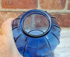 Vintage Cobalt Blue Round Globe Vase