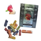 2 Rooster Chicken Beak Cover Safety Sleeve Cocks