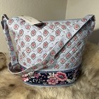 Nwt Vera Bradley Bucket Crossbody - Magnifique Leaf Print