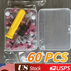 60 Pcs Tire Repair Rubber Nail  Vacuum Tire Repair Kits Screw In Tire Plugs