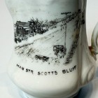 Scotts Bluff- Main St - Nebraska Ne Antique Souvenir China Trinket Creamer