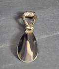 Michael Aram Rope Shoehorn Silverplate Twisted Handle Signed Designer