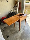 Refinished Sewing Machine Cabinet And Used Sears Machine