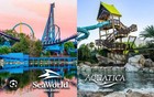5 Tickets- 3 Day Tickets-seaworld Parks Orlando Fl - 3 Meals Included Per Ticket