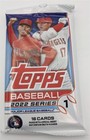 Lot Of 4 Unopened 16 Card Retail Packs 2022 Topps Series 1 Baseball Cards