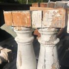 C1890 Victorian Chunky Porch Railing Baluster Spindles Set Of 4 - 15 75 X 3 5 8   