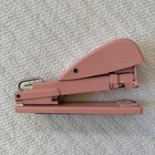 Vintage Markwell Sx Pacemaker Stapler - Pink  Rubber Bottom  Sx Staples  In Case