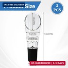 2pcs Wine Aerator Pourer wine Air Aerator 2-in-1 Aerating Spout And Decanter Win