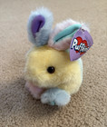 Swibco Puffkins Jelly Bean  6757 Pastel Color Bunny Rabbit Vintage Y2k Plush Nwt