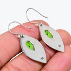 Green Turquoise 925 Sterling Silver Earring  Christmas Gift  Gift For Her E14445