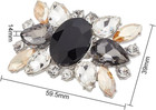 1 Pair Rhinestone Crystal Shoe Clips Wedding Party Prom Shoe Clips Buckles Decor