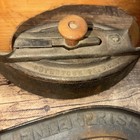 1950s Vtg Enterprise Co Philadelphia Cast Iron Trivet Footed Rustic Country