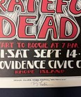 Grateful Dead Providence 1973 Poster Signed By Randy Tuten