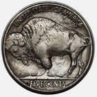 1937-d Buffalo Nickel  3-legged   Choice Au Key Date Mint Error