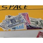 Vintage Lot Worldwide Space Exploration Stamps Rockets Satellites Multi Country