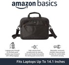 New Amazon Basics 14 Inch Tablet And Laptop Bag Shoulder Bag Carrying Case Black