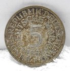Old World  625 Silver Coin Lot West Germany 1951f 5 Deutschemark F
