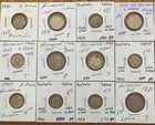 21 Australian 3 And 6 Pence  925 Silver Coins