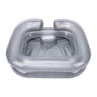 Inflatable Shampoo Basin Dual Layer Valve Portable Blow Up Hair Washing Bas Gbrf