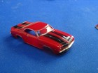 69 Red black Z28 Camaro Model Motoring T-jet Ho Scale Slot Car Body Aurora Rrr